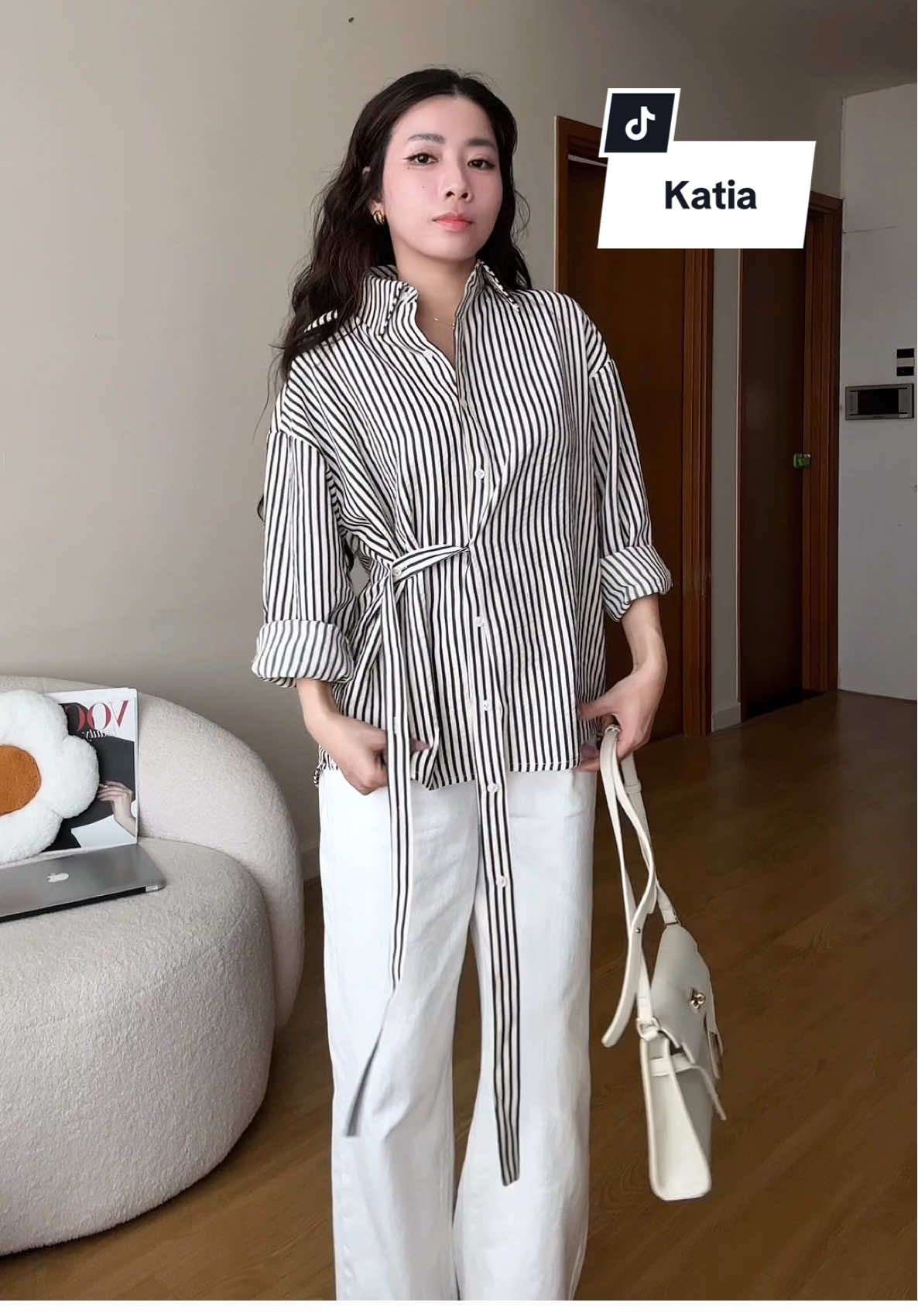 Gợi ý em áo sơ mi mặc được nhiều kiểu basic #katia #katiaclothing #outfit #thoitrangnu #TikTokFashion 
