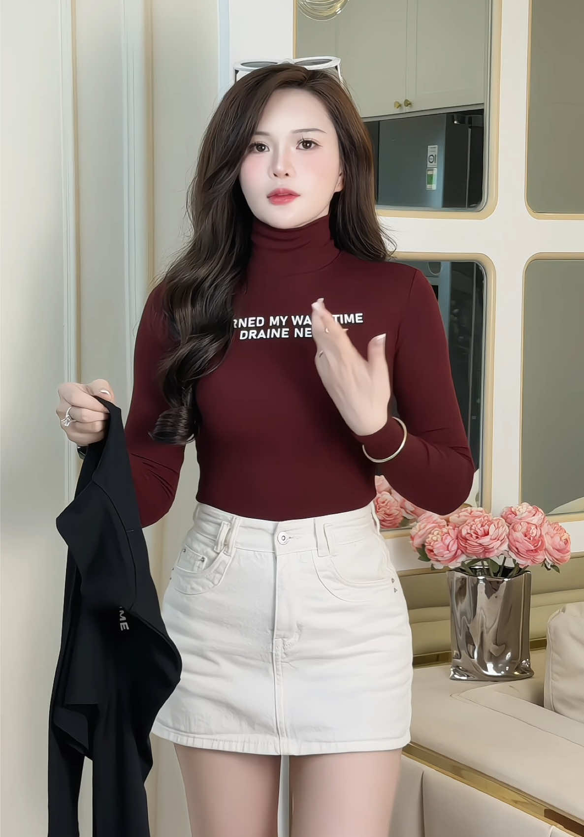 Áo thun dài tay dáng ngắn #champhanreview #aothundaitay 