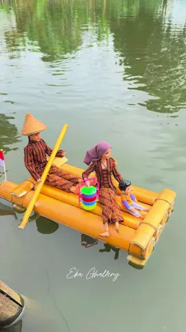 Liburannya naik Getek nyenengin Agus #barbiejowo 