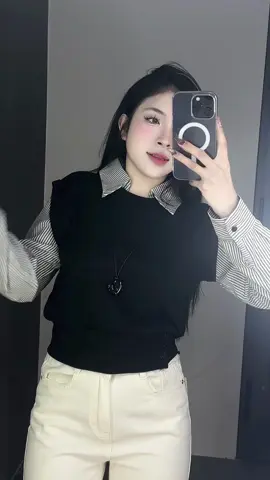 Sơmi phối gile xinhhh ạ