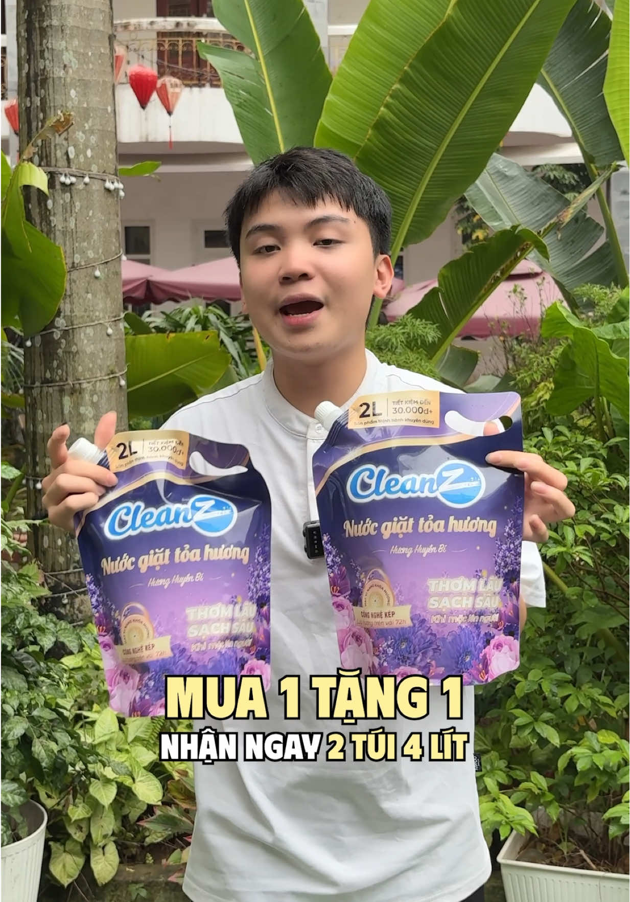 Thứ không thể thiếu trong gia đình đó chính là nước giặt #livehighlights #nuocgiattoahuongcleanz #aikominuocgiat2 