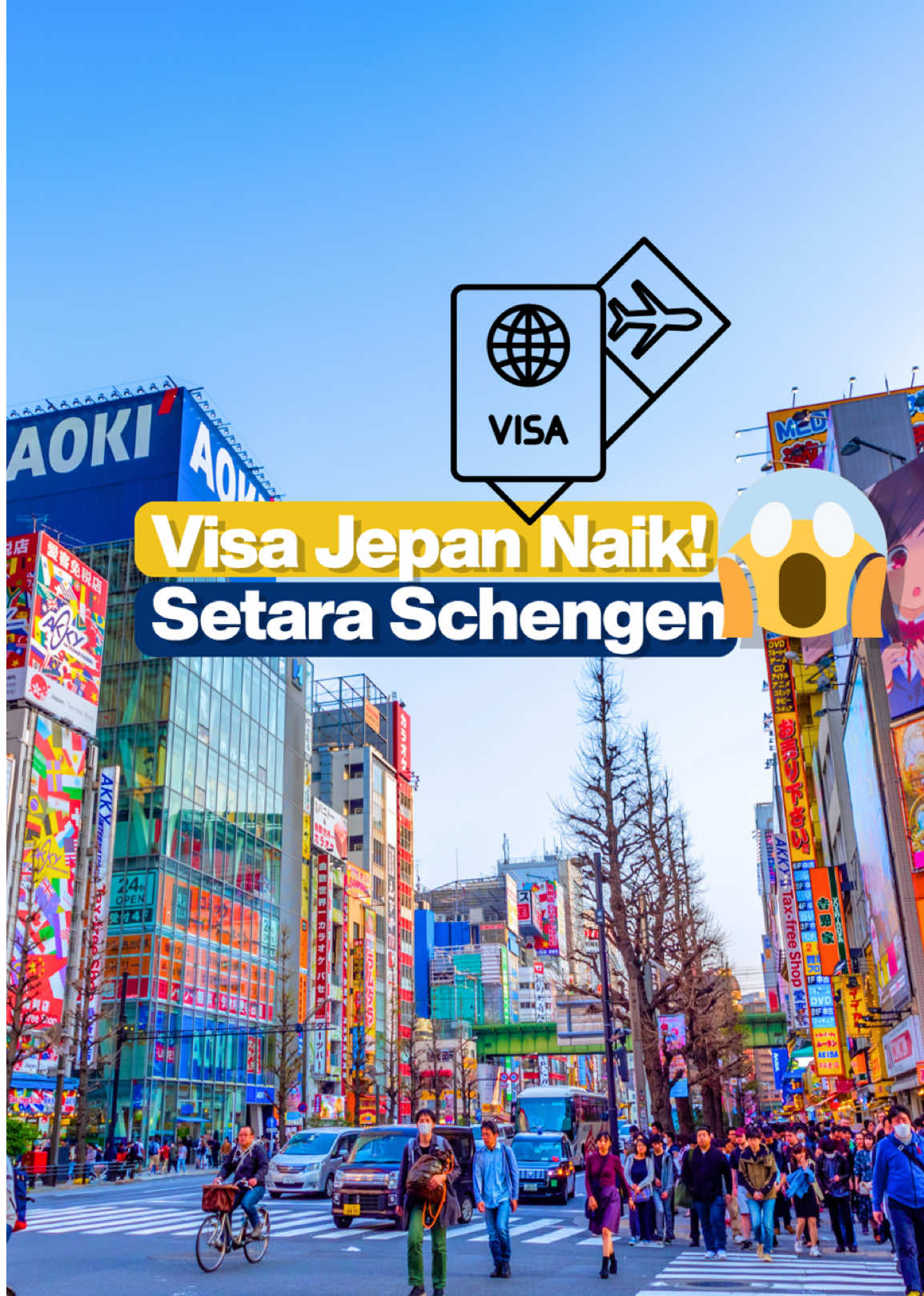 Mulai 2026, biaya visa Jepang bakal naik dan kabarnya bakal selevel visa Schengen. Kenaikan pertama dalam 48 tahun, salah satunya karena Jepang lagi padat-padatnya wisatawan. Kalau kamu ada rencana liburan ke Jepang, mending urus visa lebih cepat. Biar nggak kaget pas tarif barunya resmi jalan nanti. Tapi kalau kamu ga mau ribet, Bareng Kintana aja semua di urusin dari mulai visa dan lainnya,  yang pasti liburan kamu jadi Happy :)  Info lengkapnya cek link di bio✨🤍