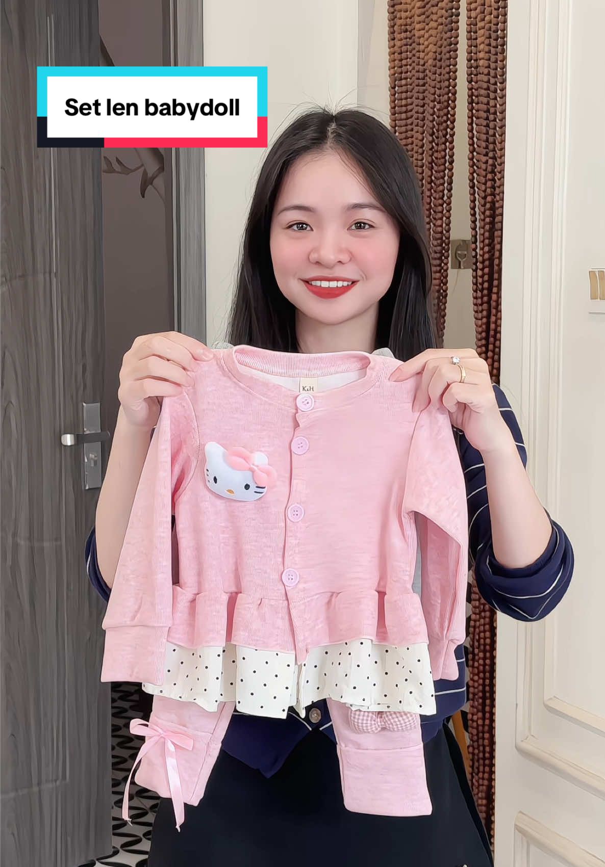 Set Len babydoll #thoitrangchobe #mechipriviu #setbobegai #setbothudong 