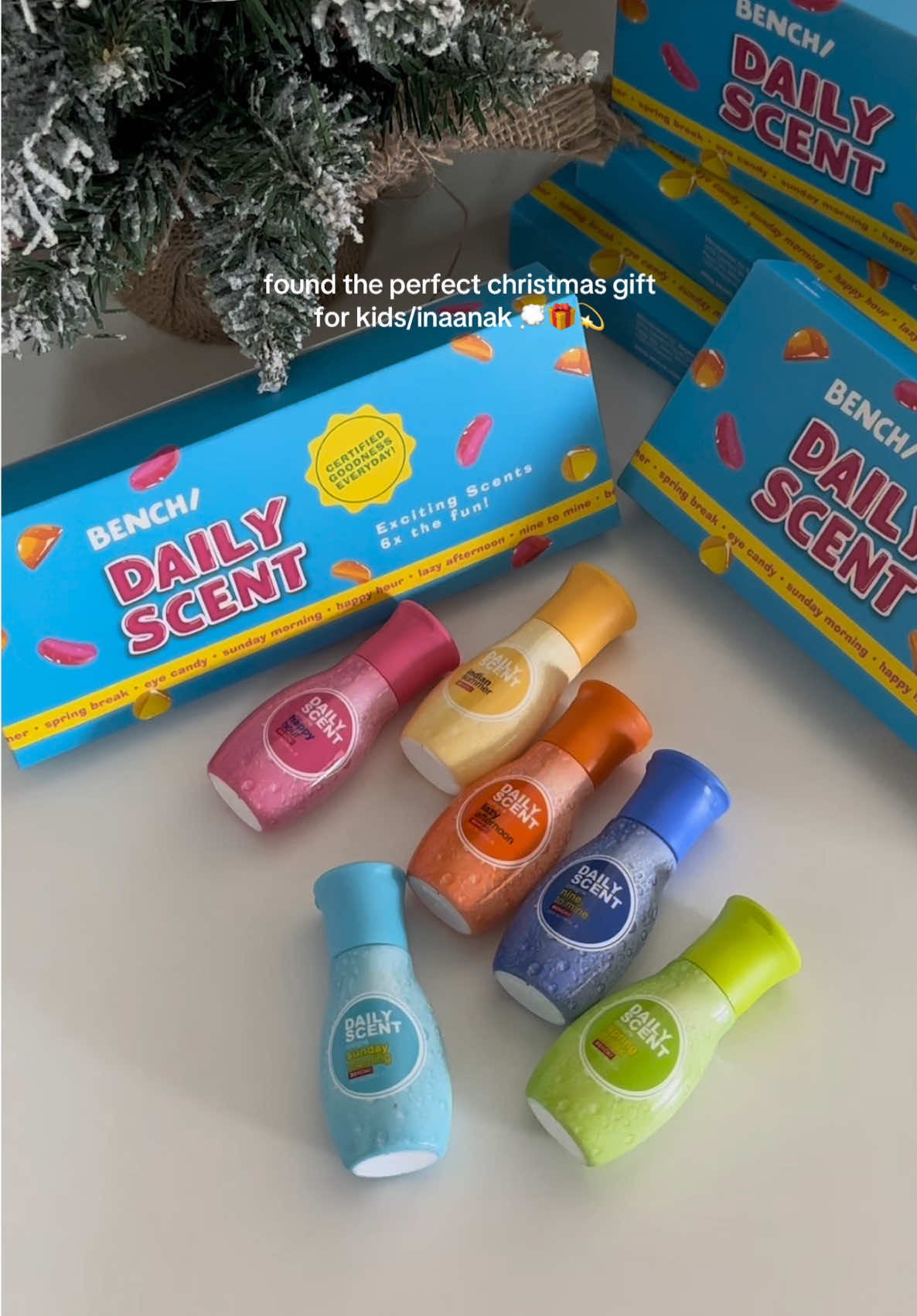 6in1 bench daily scent cologne—pefect pang gift sa inaanak this Christmas! 🎁🎄😍 #benchcologne #benchdailyscents #benchperfume #christmasgift #giftideas 