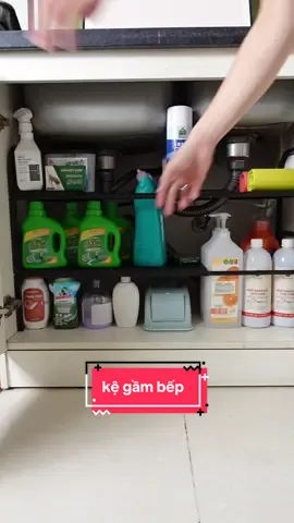 Có kệ này tận dụng được nhiều không gian dưới bồn rửa chén, xếp đồ gọn gàng cũng dễ kiếm và vệ sinh hơn | Kệ gầm bếp SIV | Nhân check #review #nhancheck 