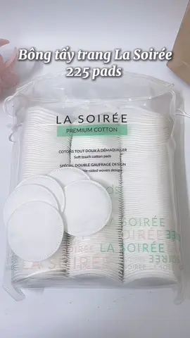 Bông tẩy trang Lasoirée, định dùng thử 1 lần và kết quả là u mê ẻm tới giờ😉#xuhuong #tiktok #xuhuongtiktok #taytrang #bongtaytrang 