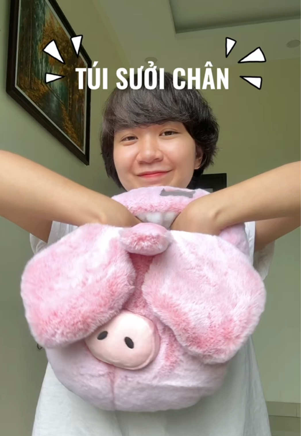 Trả lời @Linh Nguyen Trời lạnh ngồi làm việc mà được rúc chân vào túi sưởi này đúng là ấm nực luôn #nguyettoctem #tuisuoichan #tuisuoi 