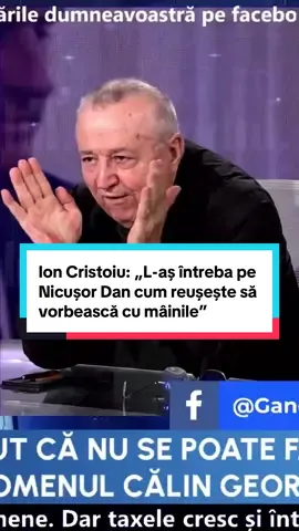 Marius Tucă Show, Ion Cristoiu: „L-aș întreba pe Nicușor Dan cum reușește să vorbească cu mâinile” #romania #presedinte  #news #stirilezilei #gandul