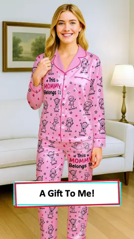 Can’t stop smiling every time I wear this pajama set with my kids’ cute doodles ❤️ #wanderprints #personalized #gifts #Christmas #giftformom