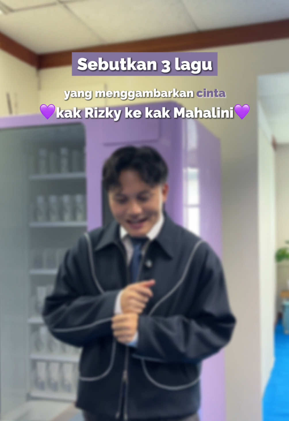 Kalau cintanya kak Rizky ke kak Mahalini digambarkan dengan lagu, kira-kira lagunya apa aja ya?👀  Tonton videonya buat tau jawaban dari kak @Rizky Febian ✨💜 #FinallyFoundYou #FinallySimple 