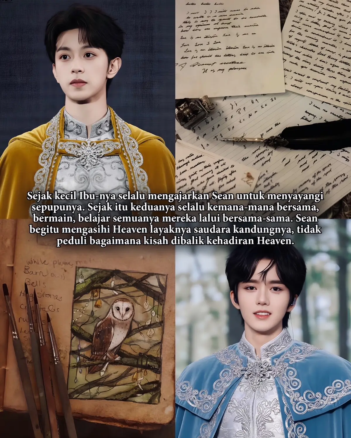 Bagi Sean—Heaven akan selalu menjadi adik kecilnya yang manis. Adiknya yang akan selalu ia curahkan dengan rasa sayangnya.  Author: wsosh_jh Genre: Brothership, family & angst #wattpad #Eliothuang #huangxing #lipeien #fypシ゚viral   