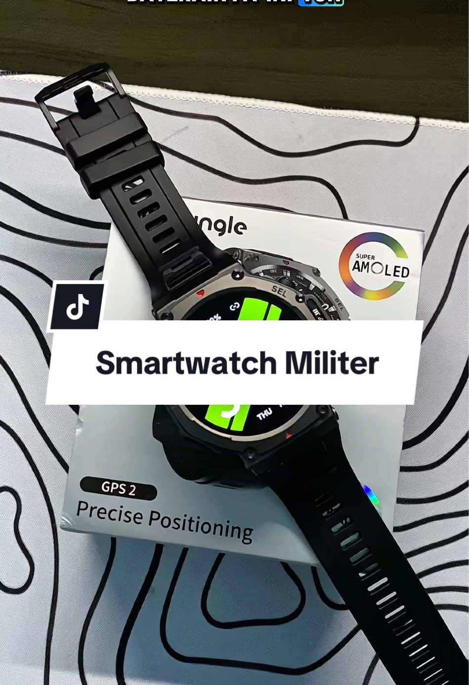 Smartwatch Layar super amoled, tahan banting dan benturan, udah berstandar militer | Smartwatch GPS 2 #smartwatchgps2 #smartwatchcitijungle #jamtanganmiliter 