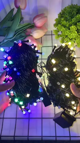 Đèn nhấp nháy dài tận 40m mà giá chỉ mấy chục cành #dentrangtri #dennhapnhay #dennhieumau #xuhuong #maimerv 