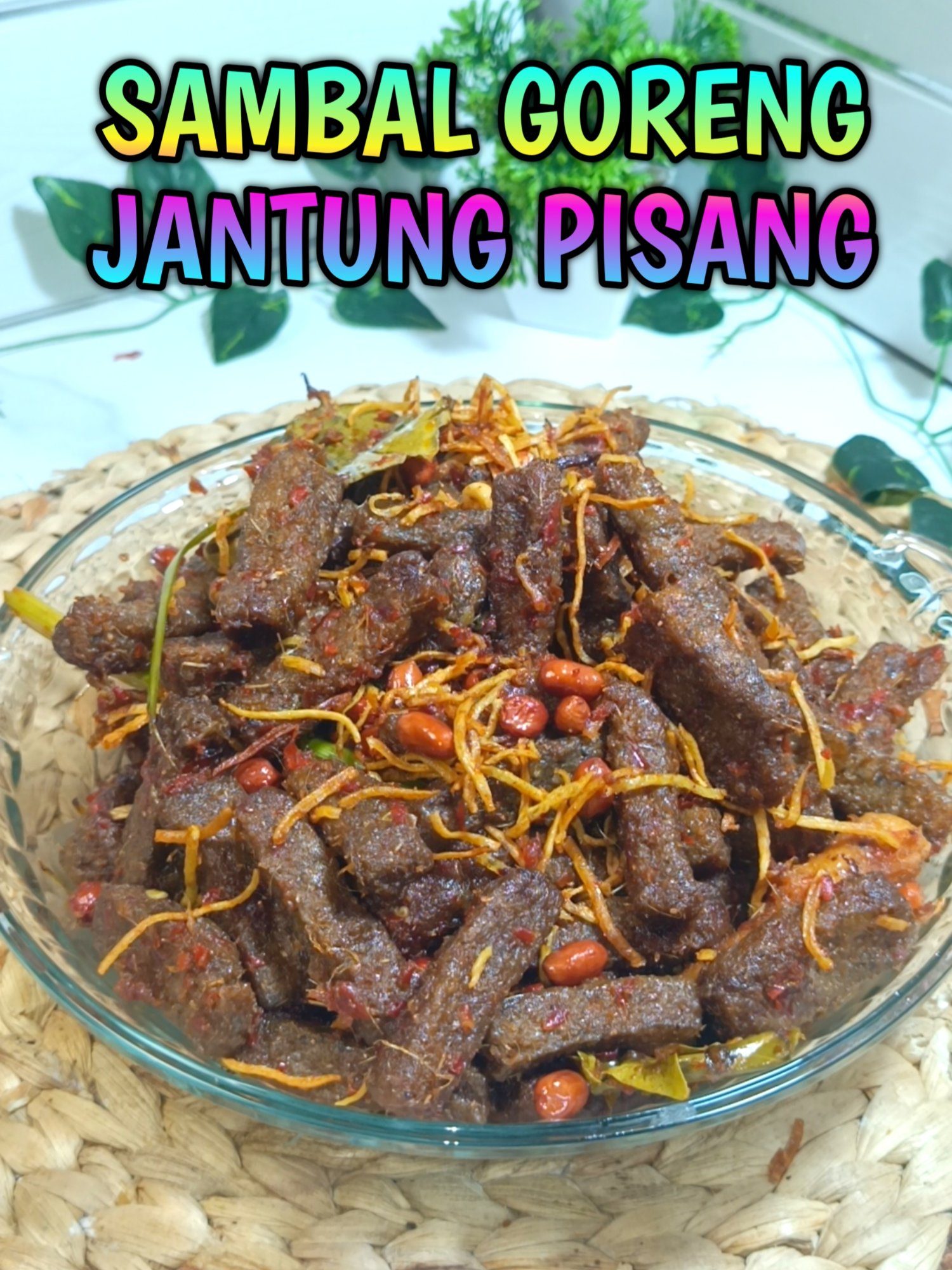 Mirip Daging Tapi Bukan Daging.. #sambaljantungpisang #resepdapuremmak