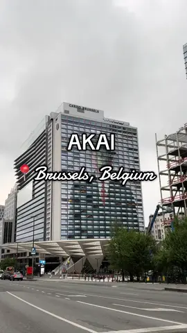 📍Akai, Brussels  A new rooftop restaurant and bar located on the 30th floor of Cardo Hotel, Brussels! I recommend for birthdays, date nights and special occasions #akai #akaibrussels #belgium #brussels #rooftop 