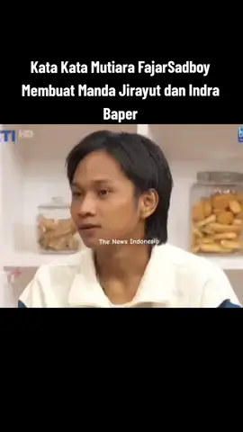 Kata kata mutiara Fajarsadboy bikin Manda Jirayut dan Indra pada Baper #fajarsadboy #amandamanopo #jirayut #fyp 