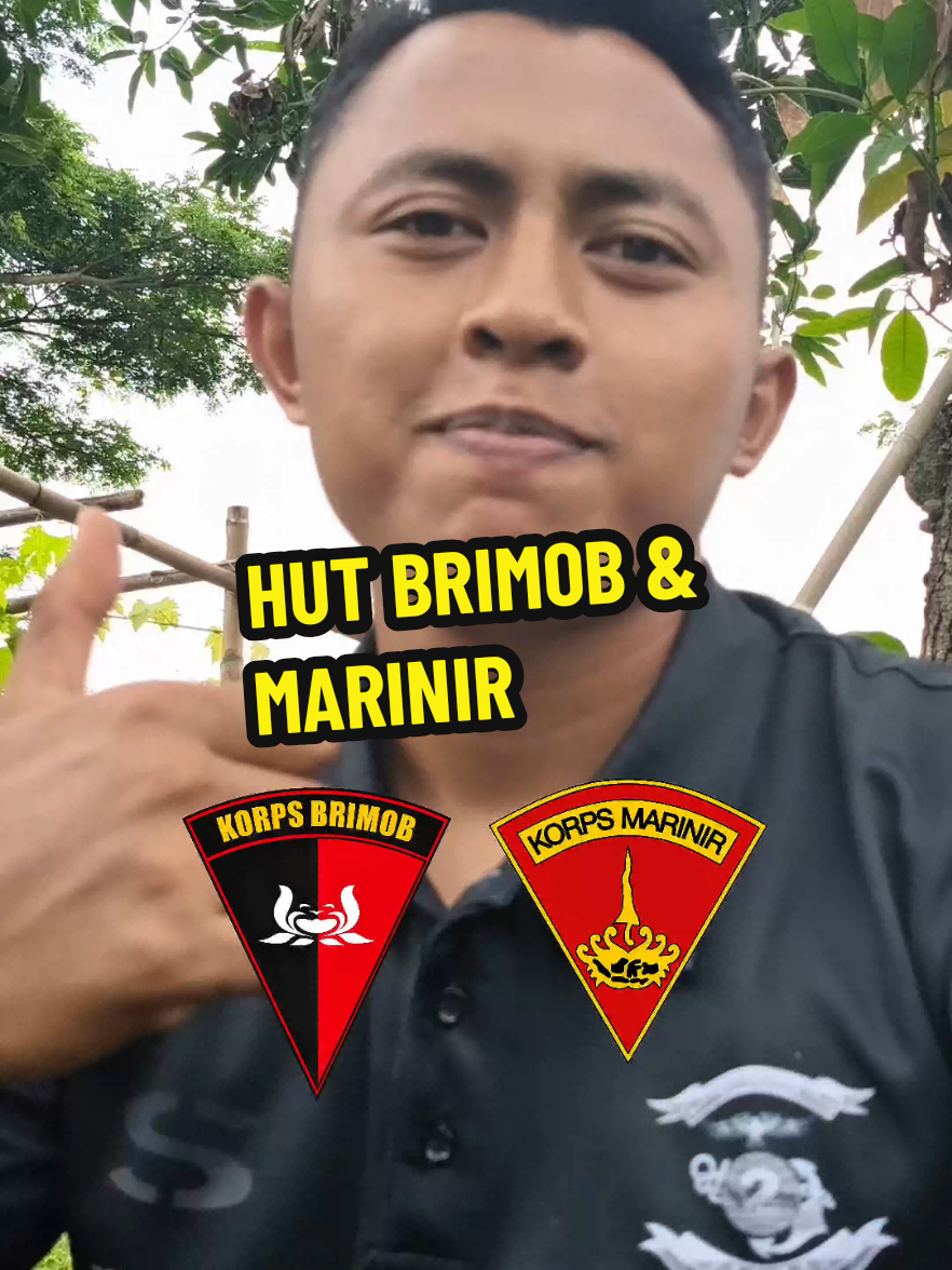 brimob atau marinir yaaa🤔 #edukasi #vidioviral #fyp #hutbrimob #hutmarinir 