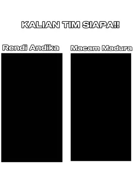 Kalian tim siapa? jangan lupa komen🥵😍 #rendiandika #macanmadura #trukcanter #masrival #fyppppp 