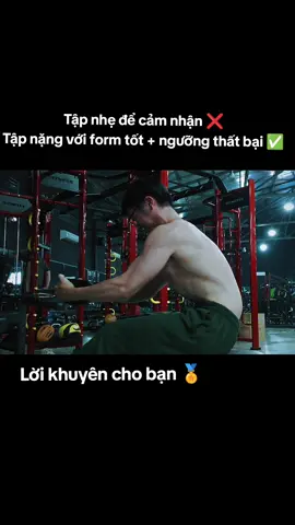 Kể cả bạn là người mới thì cũng nên chọn mức tạ đủ nặng nhé ! #xuhuong #fyp #gym #Fitness 