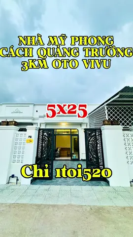 NHÀ PHƯỜNG MỸ PHONG CÁCH QUẢNG TRƯỜNG 3KM OTO VIVU #phuongbdsmytho #nhadatmytho #nhadattiengiang #bdstiengiang #bdsmytho 