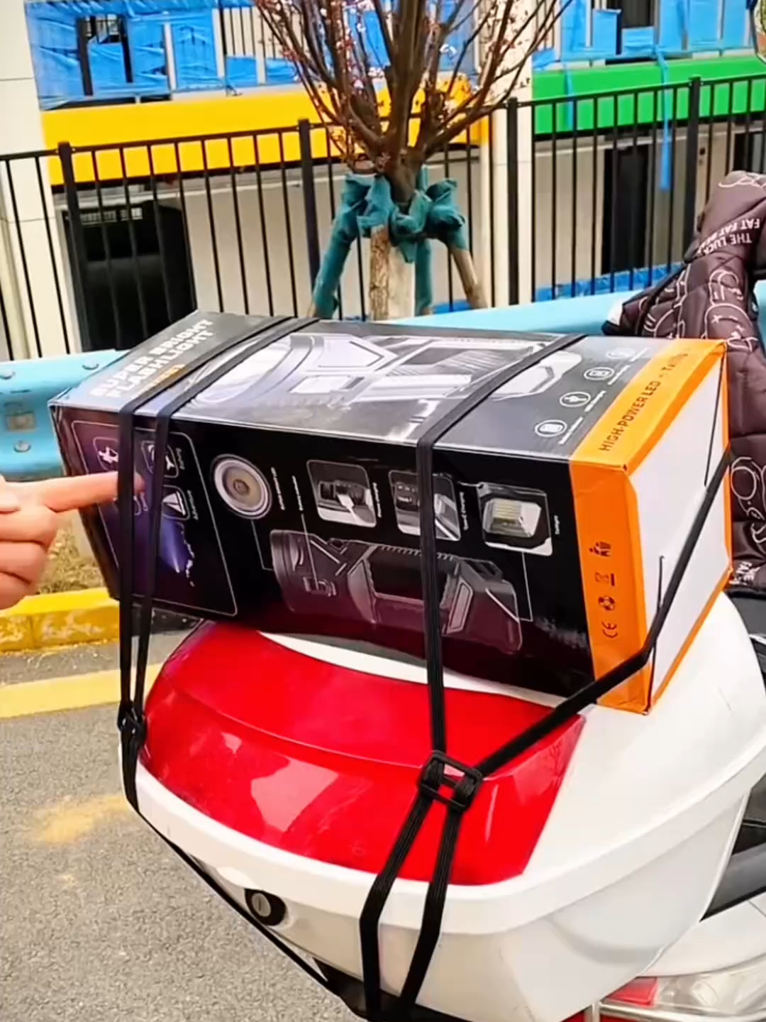 Motorcycle Retractable Helmet Luggage Elastic Rope Strap 60cm with 2Hooks #fyp #foryou #goodthing #tiktokshop