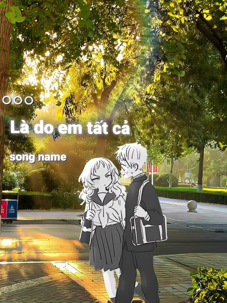 Là do em tất cả....😳💓 #lyrics #gfxanime #song #vairal #100k 