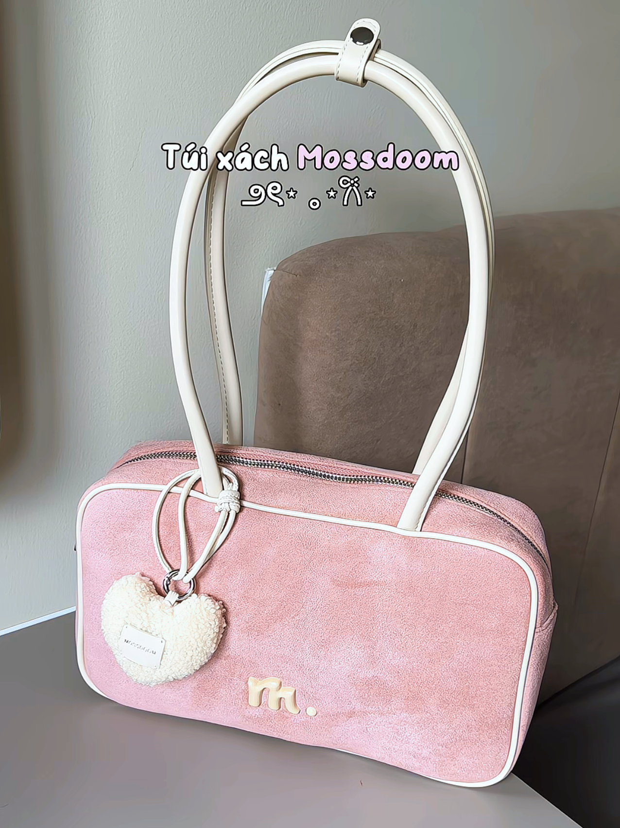 Túi xách xinh xắn lại còn đựng đồ thoải mái tiện lợi lắm nha mn #review #thoitrangnu #tuixachnu #tuideovai #mossdoom 