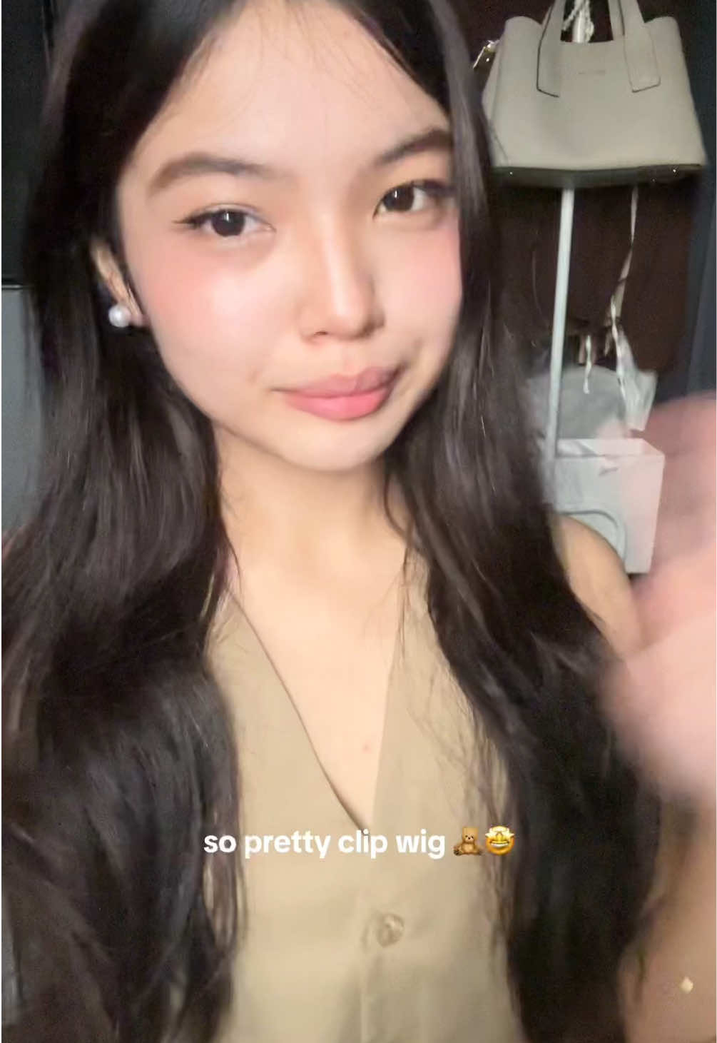 love this clip wig from @Blissful Garden 💞🧸  #clipwig #wigs #blissfulgarden #ponytailwig 