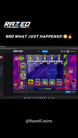 BRO WHAT JUST HAPPENED 😳🔥 @RazedCasino #Razed #razedcasino 