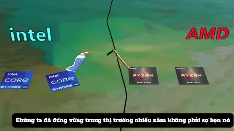 Đại chiến Intel và AMD 🥷🏻🥷🏻#pccucogu #intel #amd 