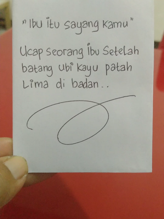 kita adalah generasi yang merasakan sayangnya seorang ibu dengan sebatang ubi kayu...#storykata #storyamplop #foryou #fyp 
