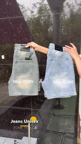 Màu mới đã về . Ae thích trơn basic hay phối rách.. Liên tục ra mắt màu mới cho ae nha! Giá thì luôn hạt dẻ, chìm sâu trong video. Ae check ưu đãi nha! #jeans #shortjean #jeansunisex #TikTokFashion 