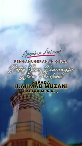 Segenap Keluarga Besar Pemerintah Kota Batam dan BP Batam Bersama ibu wakil walikota batam sekaligus Wakil Kepala BP BATAM, Ibu Li Claudia Chandra. Mengucapkan Syabas dan Tahniah setinggi-tingginya kepada Yang Amat Terhormat Bapak H. Ahmad Muzani, Ketua MPR RI, atas penganugerahan gelar Datok Seri Diwangsa Wira Perdana. Semoga gelar kehormatan ini semakin mengukuhkan kearifan, serta membawa keberkahan dan makna yang mendalam bagi kemajuan Indonesia tercinta. .  .  #MPRRI #BPBatam #lamkepri #Batamrumahkita #indonesiamaju 