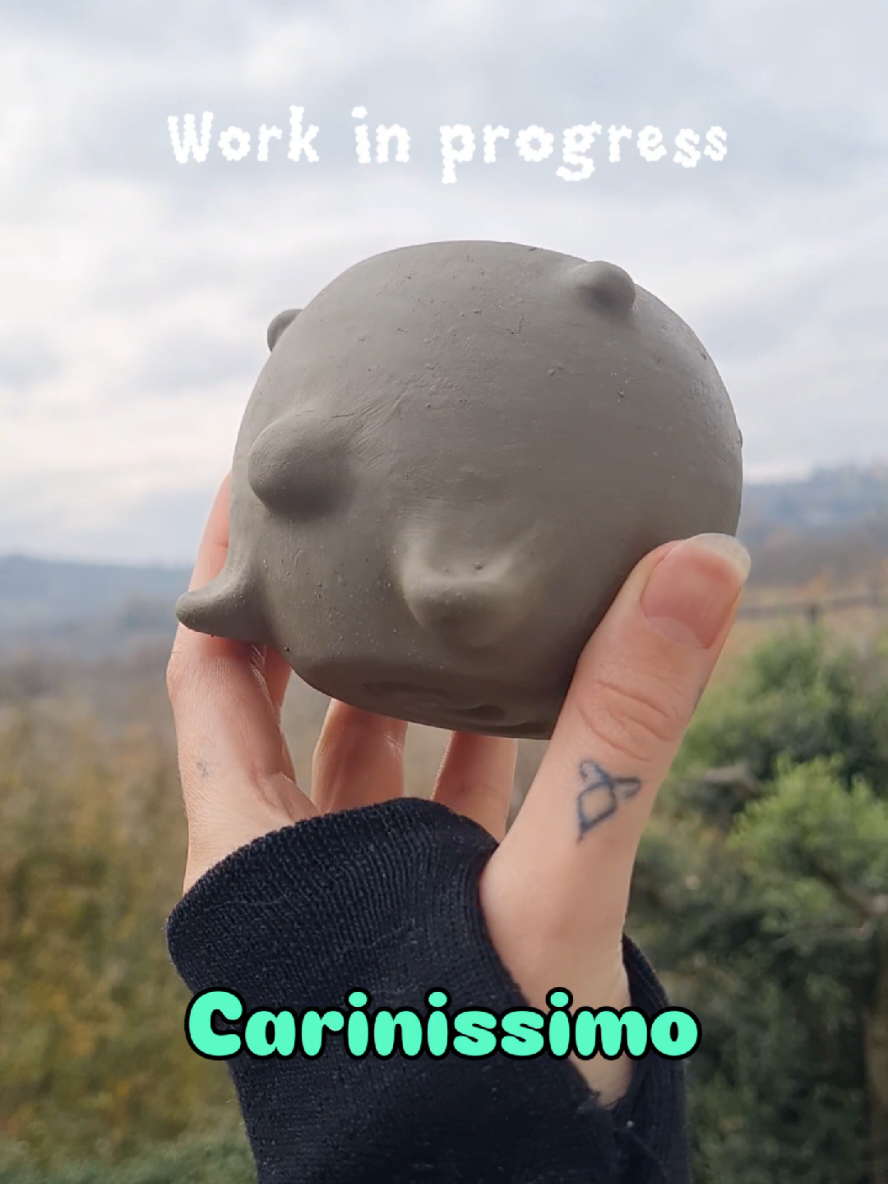 vi aspetto nei commenti! la mia bimba interiore lo adora ♡ (anche quella grande) #ceramica #animali #indovina #creando #natale 