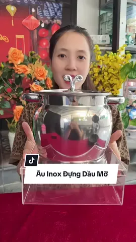 Âu Đựng Dầu Mỡ Inox304 Chống Han Gỉ Miễn Phí Giao Hàng #xuhuong #viral 