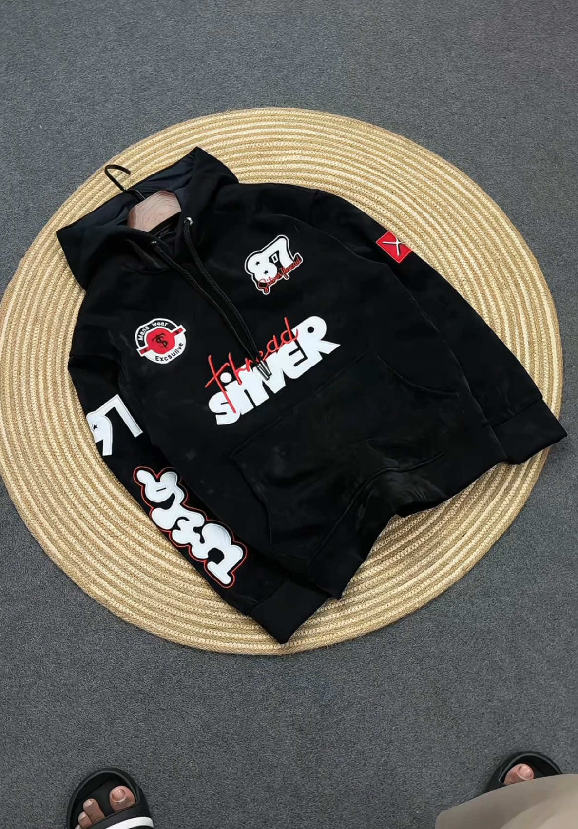 Premium hoodie  অর্ডার করতে আমাদের WhatsApp এ নক করুন 01343436882  ##foruyou##trending##hoodie##silverthread##viral_videos