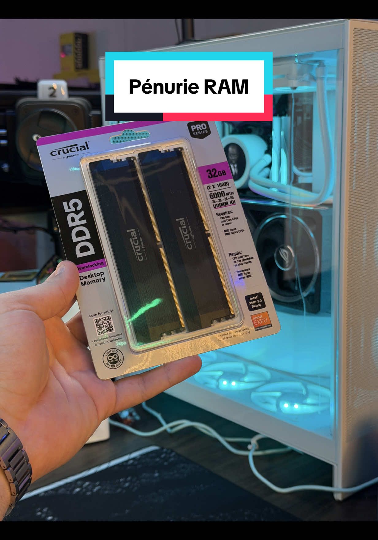 La pénurie de RAM a commencé et voilà mes recommandations pour vos CONFIGS PC Gamer