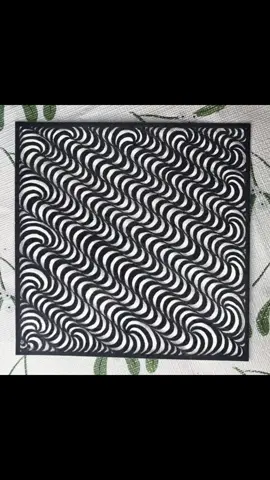 Illusion art 😊 I love doing this pattern, and it is easy and simple for beginners to try 😊 thank you for watching 🥰 #sketch #illusion #abstractart #aestheticvideos #artist 