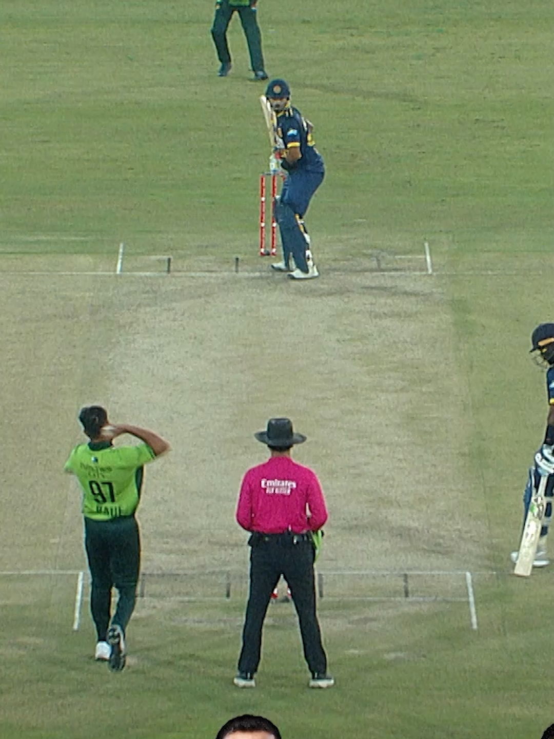 CASTLED 🎯 Haris Rauf gets the set batter with a feisty delivery! 🔥 📺 Watch live in the UK region, sign up now at https://live.pcb.com.pk #PAKvSL | #JeetKaScene | #BackTheBoysInGreen #SportsOnTikTok