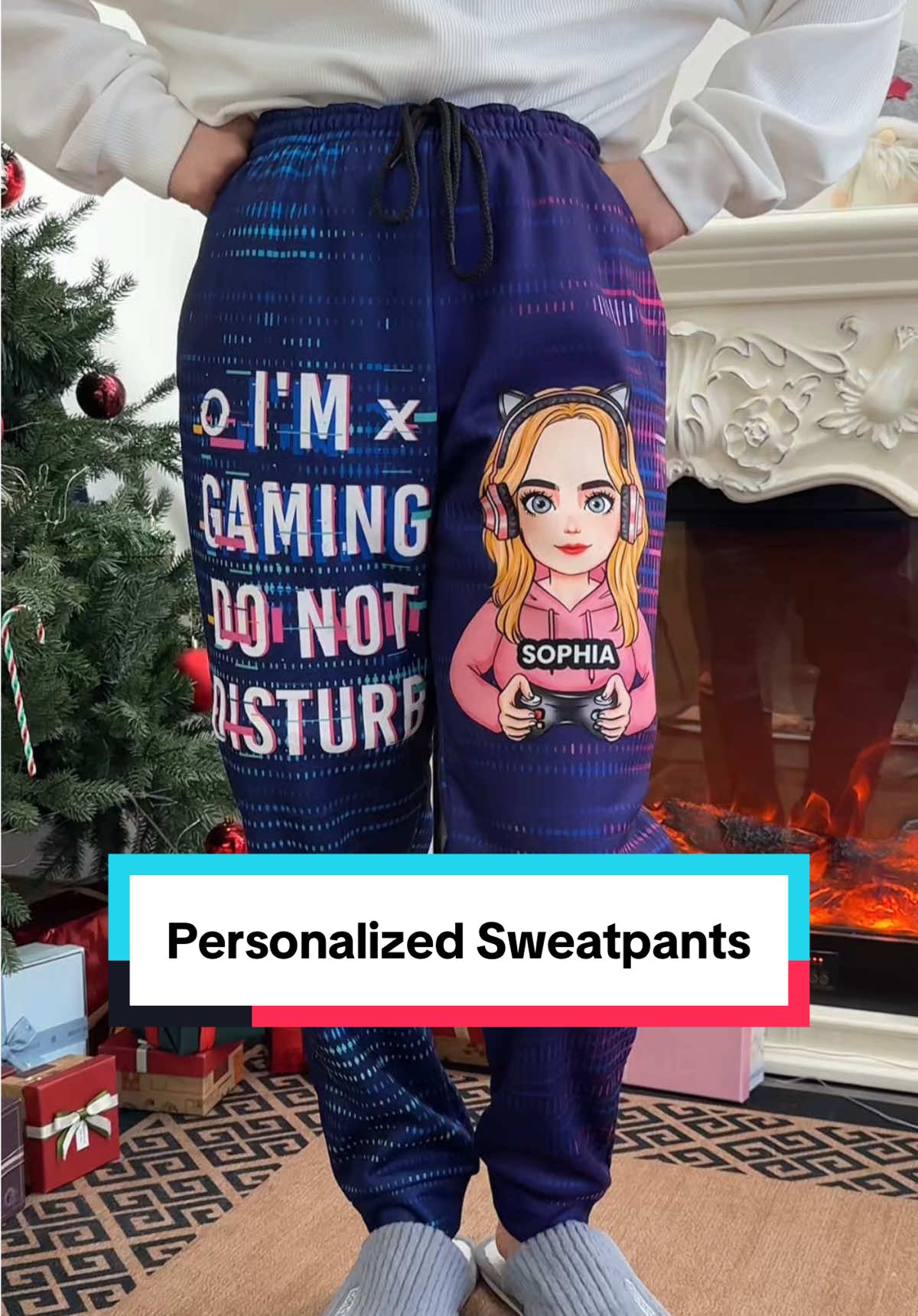 Live your best gamer life: eat well, sleep tight, and play without interruptions! 🎮🔥 #macorner #sweatpants #gamerstyle #donotdisturb #gameon 