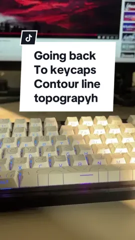 Pesona keycaps under 200k 😎✨ #keycapscontourlinetopography #keycapsset #keycapsshinethrought #promomakan1111 #louisekeylab 