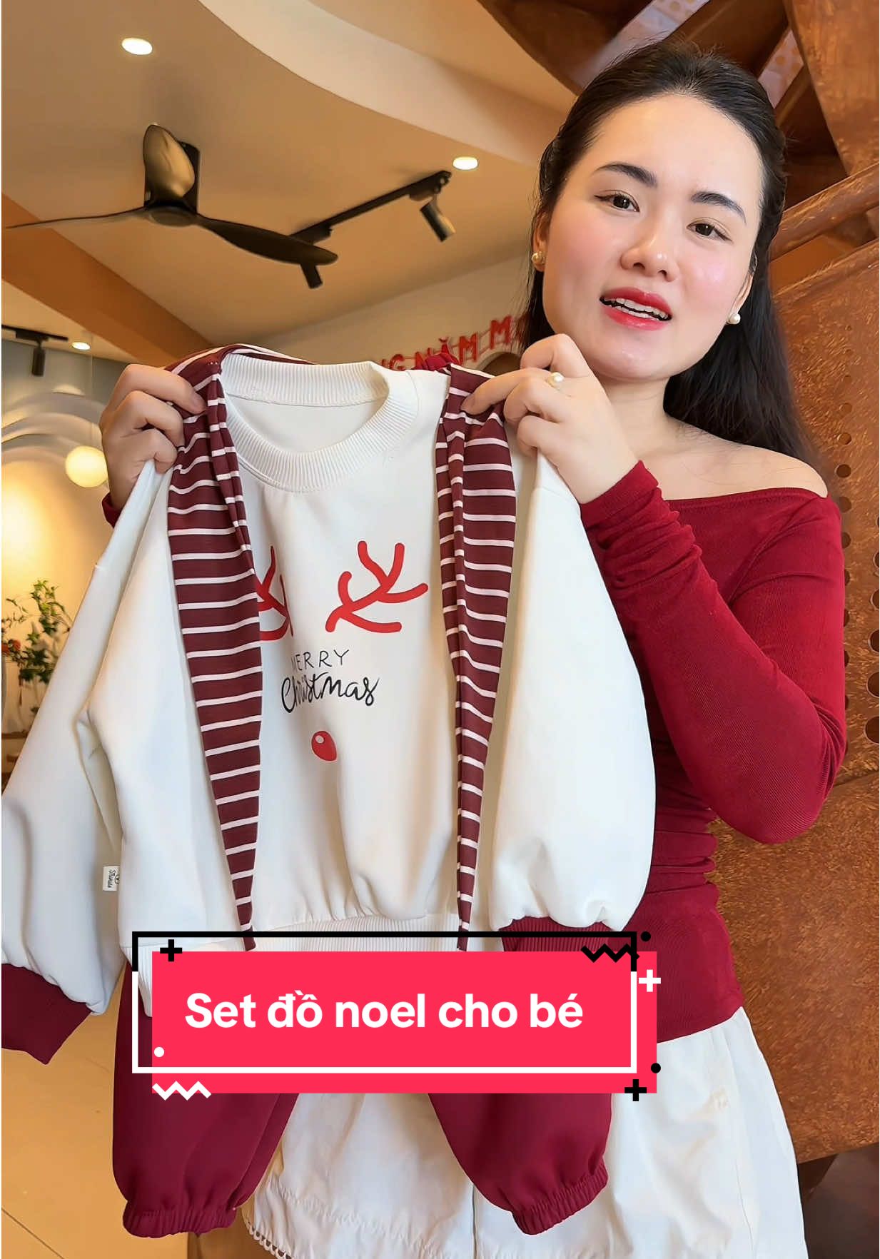 Bộ noel cho bé#duongnhim #quanaotrecon #quanaonoelchobe #bodaitaychobe 