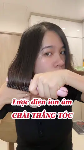 Chải tóc thẳng mượt chỉ với một đường chải thôi #luocdien #luocdienchaitoc #luocdienchaithangtoc #luocdienionam 