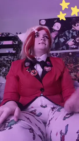 Sometimes I love doing Charlie since I can pull such attriocus facial expressions 😼 #charliecosplay #hazbinhotel #hazbinhotelcosplay #charliehazbincosplay #charliehazbin 