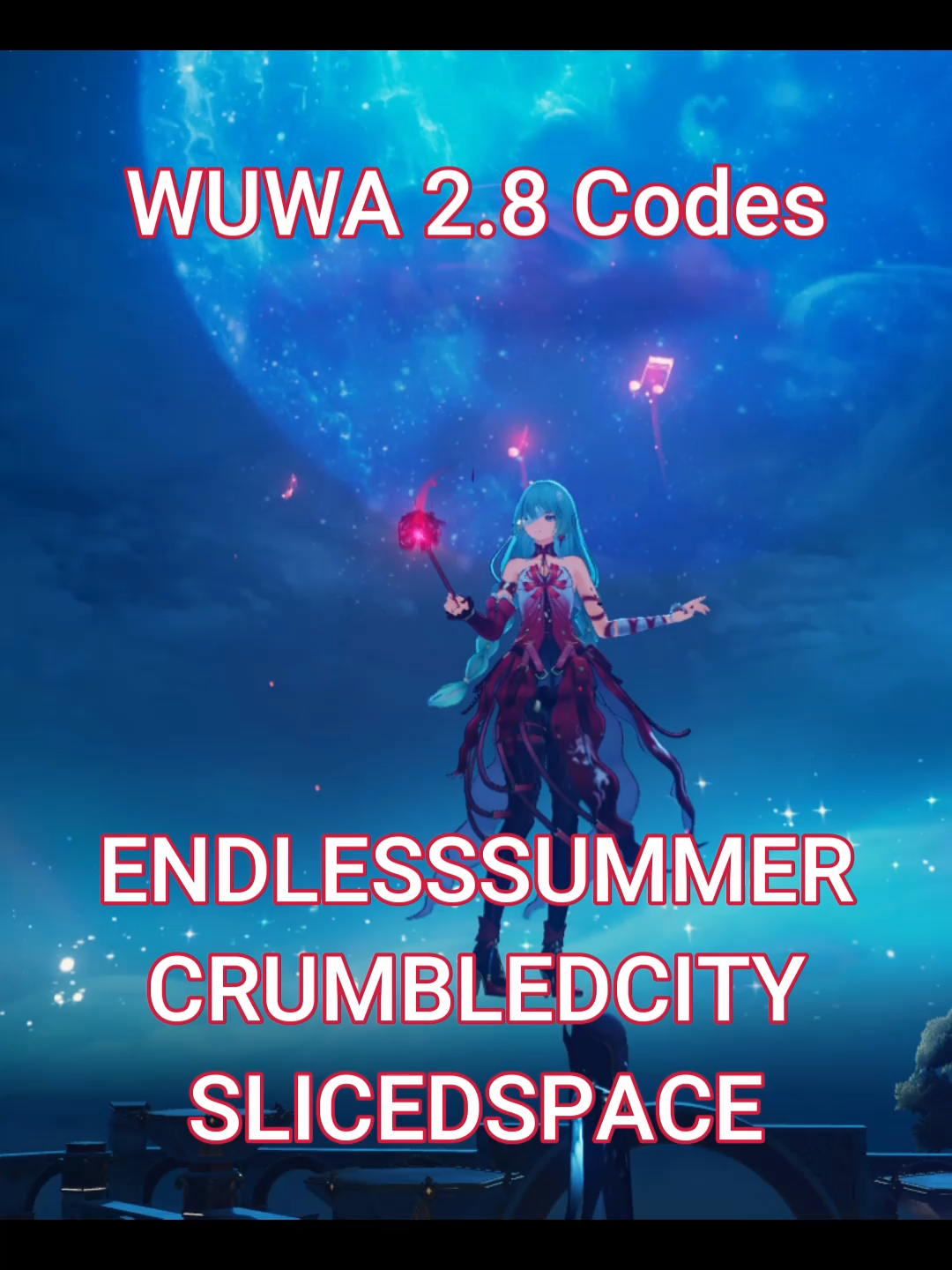 Wuwa 2.8 Livestream codes #wutheringwaves #wuwa #kurogames #foryoupage #redeemcode