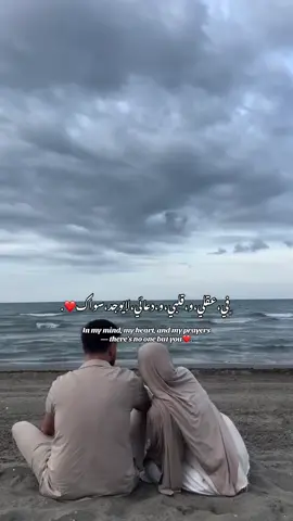 In my mind, my heart, and my prayers — there's no one but you.في قلبي ودعائي وعقلي لايوجد سواك#foryoupage #halallove🤲🏻💍 #couplemuslim #jannat_srfz #horseriding  