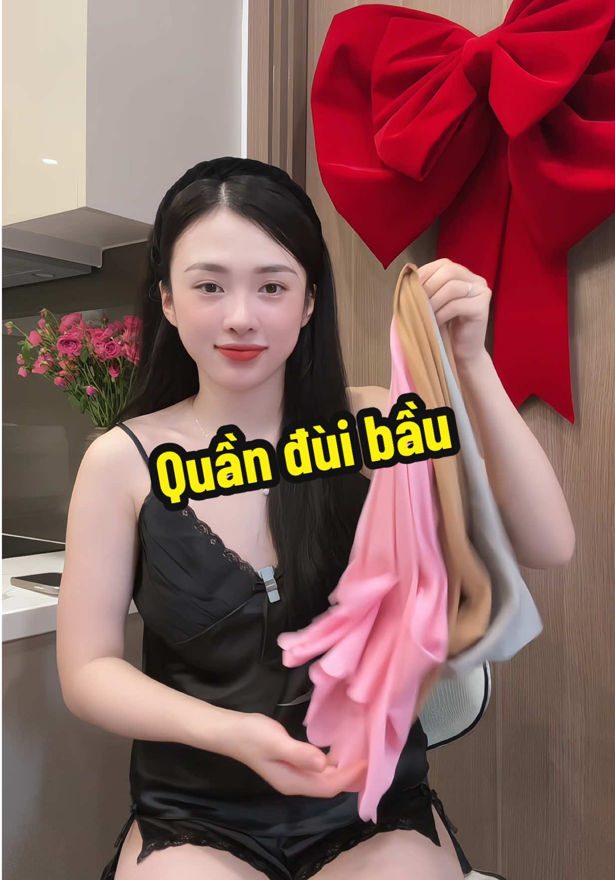 Quần Đùi Bầu Mặc Trong Váy#landaulamvo 