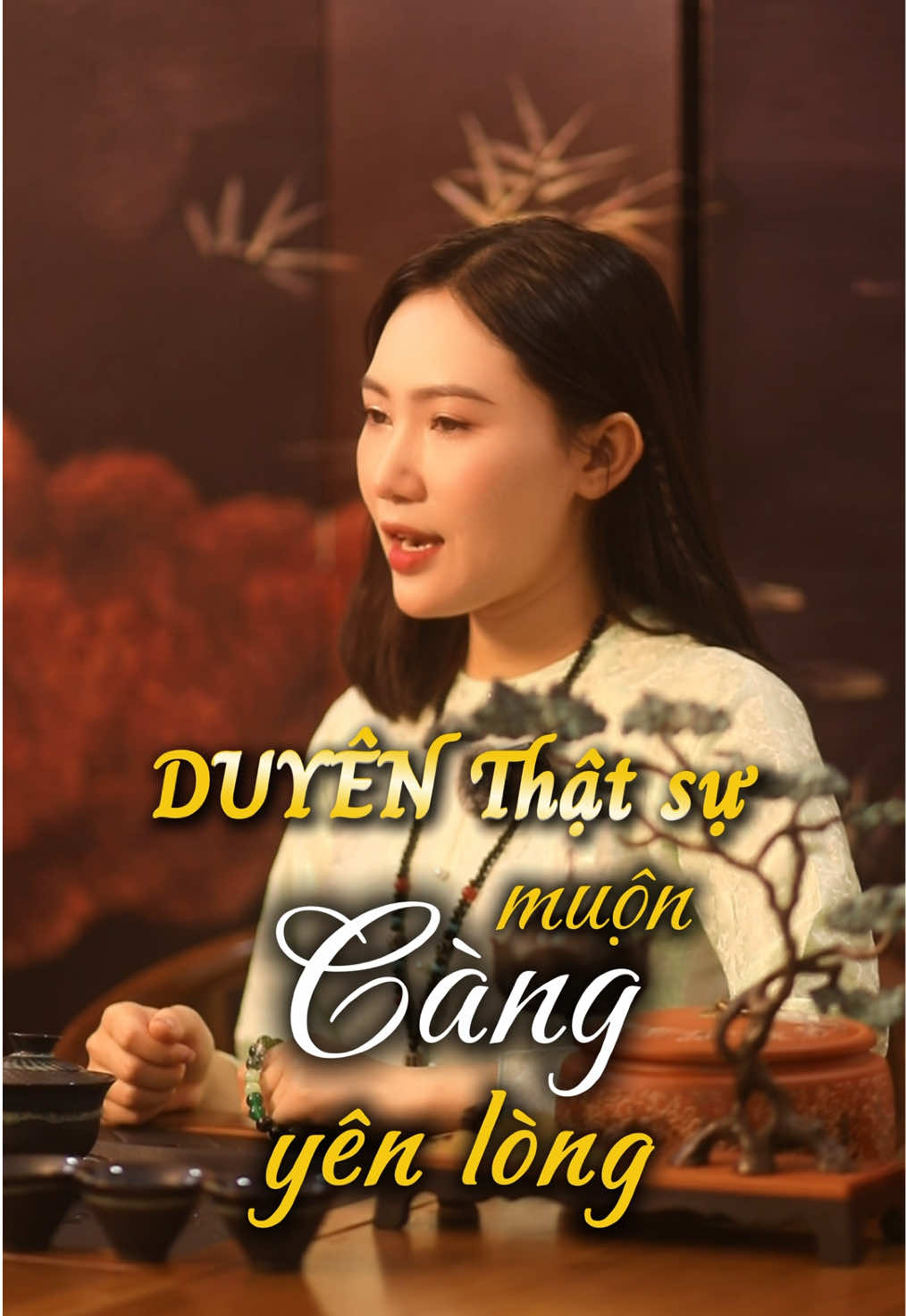 Duyên đến càng muộn thì càng an yên 🥰#phunu #tinhcam #hanhphuc #tamlytinhyeu #doisong 