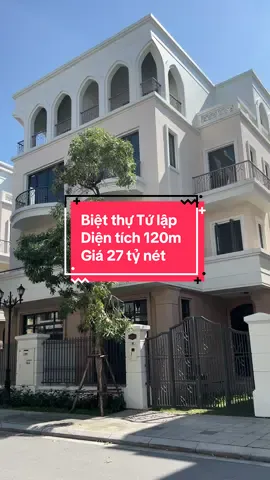 Biệt thự Tứ Lập gần 2 công viên , gần trường Vinschool . Diện tích 120m Giá 17 tỷ nét #vinhomesoceanpark2 