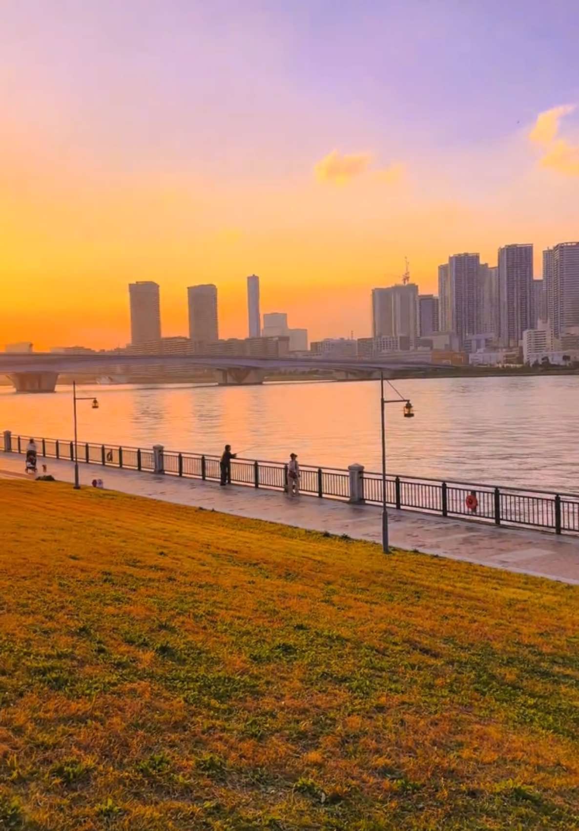 今日の夕陽は綺麗だった🌞 たまには夕陽も🏃‍♂️‍➡️ #東京